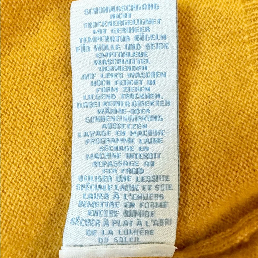 Boden Bright Autumn Mustard V-Neck Cardigan - Picture 10 of 10